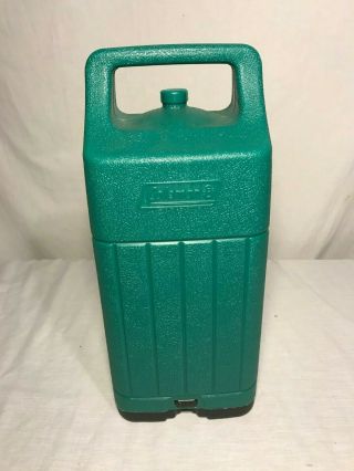 Vintage Coleman Outodoor Lantern Green Model 288A Double Mantel w/ Hard Case 6