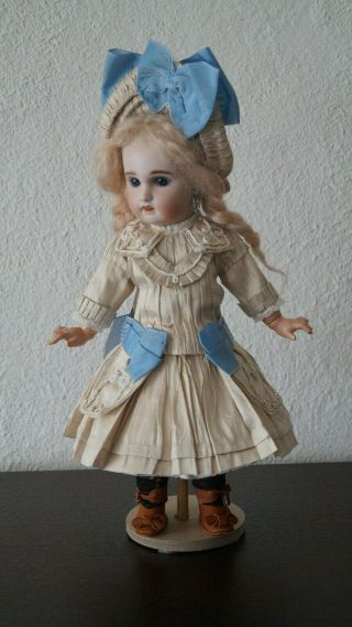 Silk Dress And Hat For Your French Or German Antique Doll.