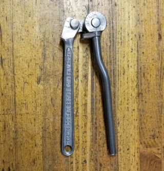 Vintage Imperial Brass Hand Tube Bender • Antique Plumbing Mechanics Tools ☆usa