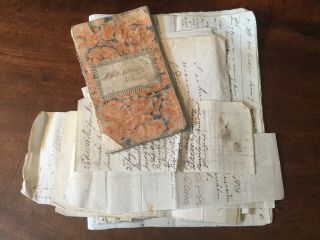 1840 - William Gidlow,  Wigan - Handwritten Account Book And Related Material