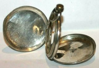Antique 19th C.  Swiss Ulysse Perret,  Chaux De Fonds Hunter Pocket Watch Case 10