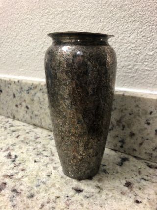 Roycroft Hand Hammered Copper Vase 5 1/2 "