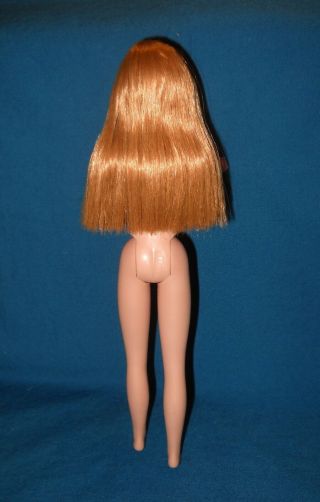 Vintage S/l Skipper Doll 1964 Shiny Copper Redhead Silky Hair Cond