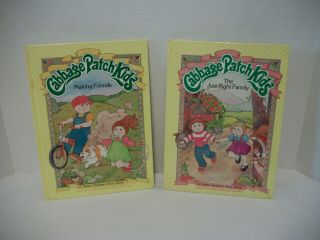 Vintage Cabbage Patch Kids Story Books - 2,  1984 Parker Brothers Hardback