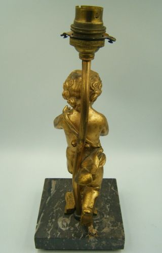 Antique C18th Century French Gilded Bronze - Ormolu - Putti Cherub Type Figure. 5