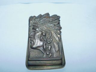 Antique Rare Judd Cast Iron Bronze Plated Paper Clip 5267 & 5340