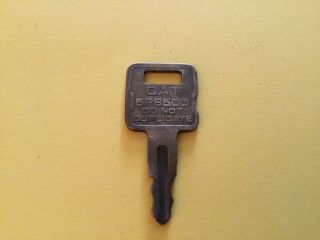 Vintage Caterpillar Key 5p8500 Do Not Duplciate Heavy Equipment