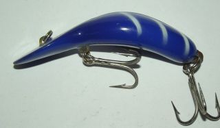Heddon Tadpolly Spook.  Colbalt Blue.  Hard To Come By.