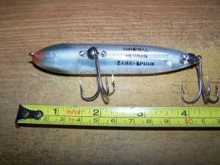 HEDDON FISHING LURE HEDDON ZARA SPOOK WITH SILVER FLAKES 2
