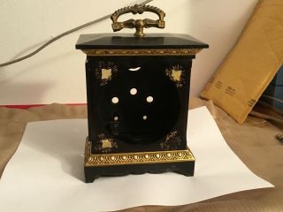 Antique Cast Iron Mantel Clock Case “parts Repair”