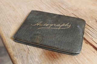A Cute Little Antique Autograph Book From 1918 With Poems & Signatures Ww1