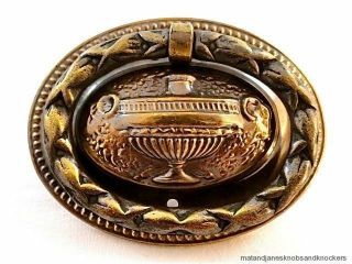 Quality Antique Style Brass Furniture Handle Drawer Pull W59