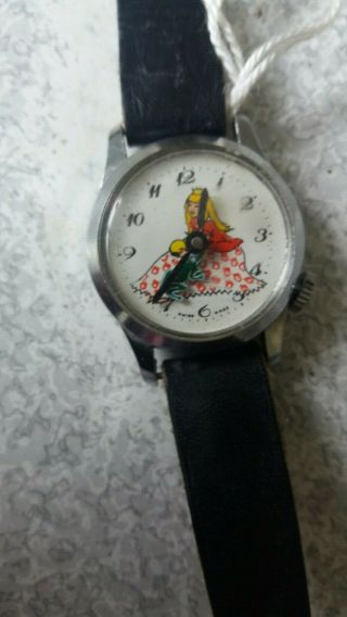 Vintage Princess And Frog - Automotan - Moving - Wrist Watch - Order