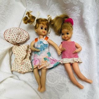 Tutti 2 Vintage Dolls 1965 Barbie 