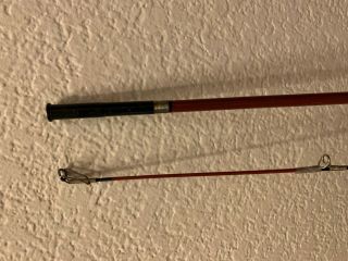 Vintage Heddon Stainless Wire Wrap 7244 Spin/Bait casting rod Rod 3
