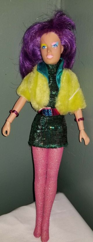 Vtg Jem And The Holograms Clash Doll Clothes Hasbro 1987