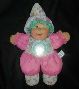 Vintage 1992 Cabbage Patch Kids Peek N Play Pink Nylon Stuffed Animal Plush Doll