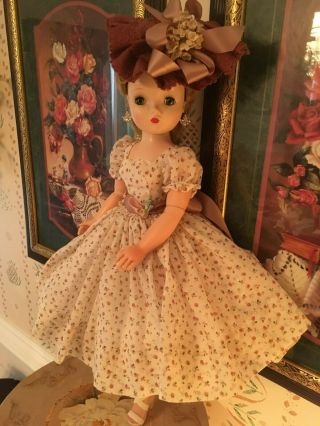 Dress Hat Earrings for Vintage Madame Alexander Cissy Doll 8
