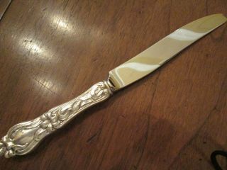 Frank Whiting Lily Sterling Silver Dinner Knife 9 1/8 "