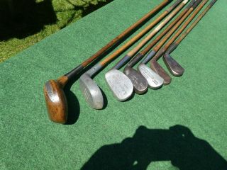 Vintage Hickory Play Set Good Makers Old Golf Antique Memorabilia