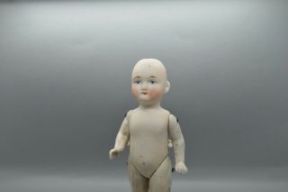 Antique Germany Porcelain Bisque Doll with Cap Impish Character Limbach 1900 2