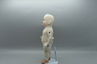 Antique Germany Porcelain Bisque Doll with Cap Impish Character Limbach 1900 5