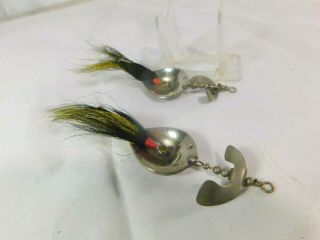 Two Vintage 1940s Herb ' s Dilly Lures in 3