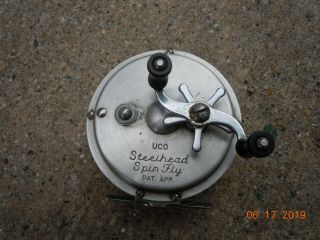 Vintage Uco Steelhead Spin Fly Fishing Reel (unique)