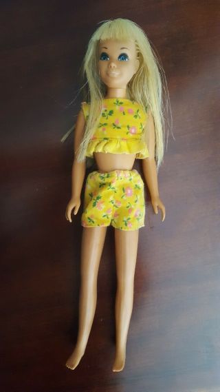 Vintage Barbie Pretty Sun Set Malibu Skipper Doll 1069 In Sears Exclusive 1970s