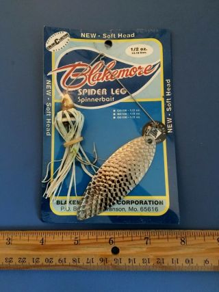 Blakemore Spider Leg Spinnerbait 1/2oz Vintage Fishing Lure (nos)