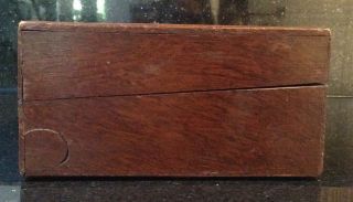 Old Vintage Antique Victorian Edwardian Transfer Decorated Keepsake Box For TLC 6