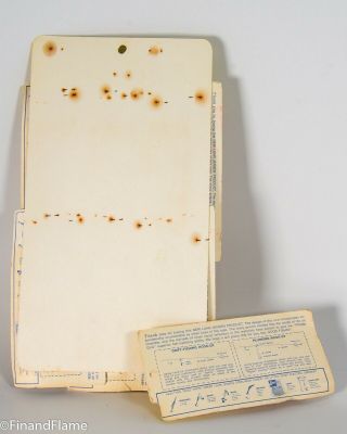 Vintage Luhr Jensen Prism - Glo Lures on Dealer Display Card DC8 2