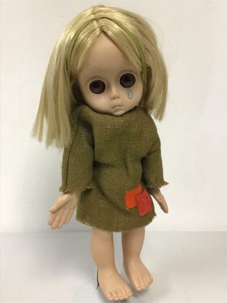 Vintage Hasbro Little Miss No Name Doll With Tear & Panties