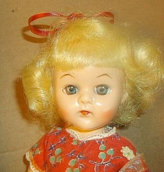 8 - In Vintage 1950s Virga Lollipop Or Pam Walker Doll,  Hard Plastic