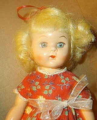 8 - in vintage 1950s Virga Lollipop or Pam walker doll,  hard plastic 4