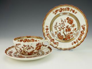 Antique Copeland Spode China - India Tree - Cup Saucer & Tea Plate Trio
