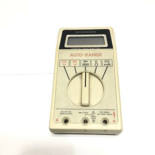 Vintage Micronta Lcd Digital Multimeter Autoranging 22 - 188