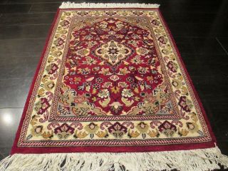 2x3 Fine Persian Tabriz Design Handmade - Knotted Wool/silk Rug 582431