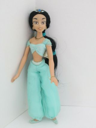 Vintage Applause Jasmine Plastic Body Plush Legs Doll Toy Aladdin