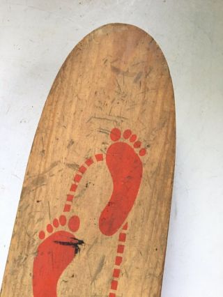 VINTAGE NASH SIDEWALK SURFBOARD SKATEBOARD No.  1 1960’s 23” Wood Metal Wheels 5