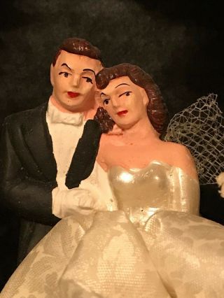 Vintage Wedding Cake Topper 2