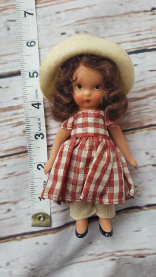 Vintage Bisque Nancy Ann Storybook Doll 5 "