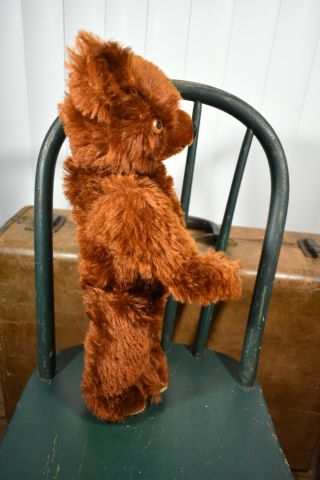 Vintage 1940 ' s Knickerbocker Mohair Jointed Teddy Bear 16 