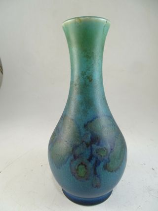 Antique Rookwood Art Pottery Table Vase Artist Signed 2962 Flowers 7.  75 