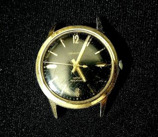 Mens Vintage " Caravelle " Self - Wind Watch - No Band -