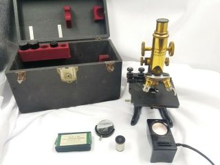 Antique Ernst Leitz Wetzlar Microscope