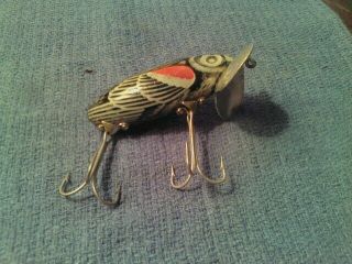 vintage fishing lure Fred Arbogast Red Wing Blackbird Jitterbug 1970s 2