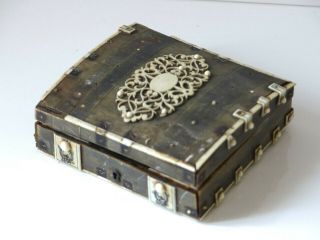 Antique 19th Century Anglo Indian Domed Top Box / Sandalwood – Spares / Repair