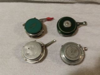 4 Vintage Automatic Fly Fishing Reels Martin Shakespeare