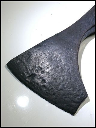 Extremely Rare Norse Viking Melee Battle Axe - Huge Rear Projecting War Spike EF 5